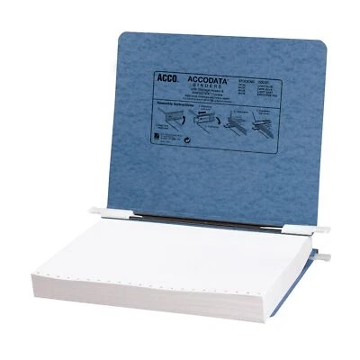 Carpeta de datos colgante de tablero de prensado ACCO 8,5 x 11 pulgadas hojas sin estallar azul claro Foto 1 de 3