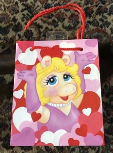 NEU The Muppets MISS PIGGY Valentinstag Geschenktüte American Greetings Vintage Neu aus altem Lagerbestand - Bild 1 von 4