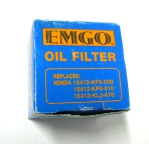 Replacement EMGO Oil Filter Honda 15412-KFO-000 KFO-010 KL3-670 - Picture 1 of 7