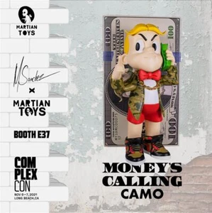 FIGURA DE JUGUETE DE VINILO CAMUFLAJE MONEY'S CALLING DE MARTIAN TOYS - Imagen 1 de 1