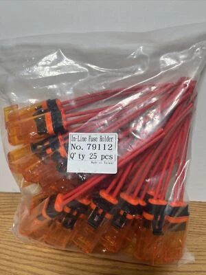 25 Pkg ATO ATC Water Resistant In-Line Blade Fuse Holder 12 GaugeTinned Marine - Image 1 of 2