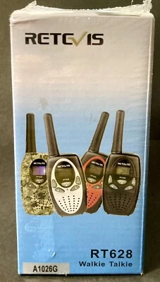 Retevis RT628 Sett Med 2 Pack Travel Silver Walkie Talkie Kid Friendly - Image 1 of 4