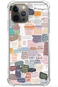 Christian Bible Verses Case for iPhone 12 Pro Max Jesus Positive Quotes Case - Picture 1 of 8