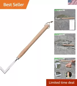 Crack Crevice Weeding Tool Stainless Steel Manual Beech Handle Gardening Tool... - Picture 1 of 10