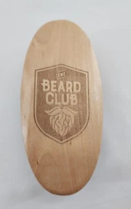 Beard Brush Grooming Tool for Men By Beard Club Birchwood Handle & Boar Bristles - Picture 1 of 3