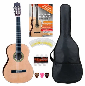 Enorme starter set 4/4 chitarra classica concerto, per bambini dai 14 anni - Foto 1 di 8