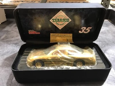 Coche Pontiac 1995 Racing Champions 1:24 fundido a presión chapado en oro de 24 k #35 Tabasco Foto 1 de 3