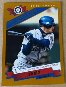 ICHIRO 2002 TOPPS MVP AWARD WINNER Card #716 NM-MT Condition - Picture 1 of 2