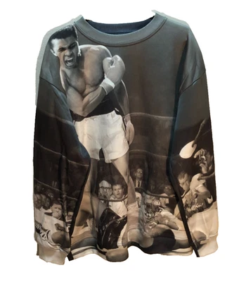 Muhammad Ali Sneak Gallery Vintage 90s Boxing Cassius Clay Sweatshirt 2XL - Image 1 of 2