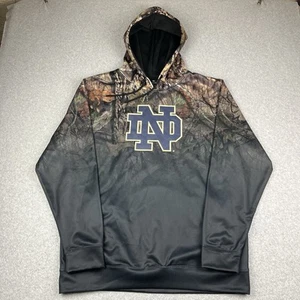 Notre Dame Fighting Irish Hoodie Herren XL Camouflage Sweatshirt Pullover Colosseum - Bild 1 von 8