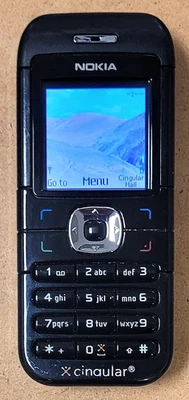Teléfono celular GSM Nokia 6030 - negro y plateado (cingular) Foto 1 de 4