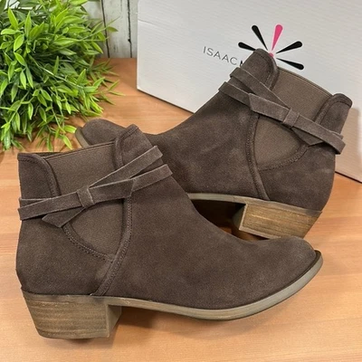 Isaac Mizrahi Live! Botines Chelsea con lazo talla 10 Foto 1 de 4