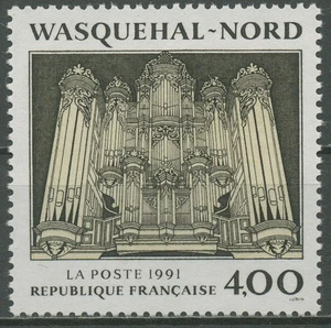 Frankreich 1991 Tourismus Kirche Wasquehal Orgel 2842 postfrisch - Bild 1 von 1