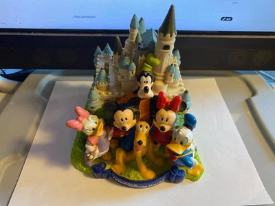 THE WALT DISNEY WORLD DISNEYLAND PIGGY COIN BANK  MICKEY MOUSE & FRIENDS - Image 1 of 2