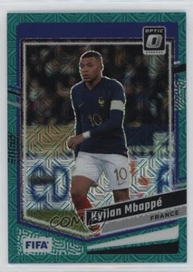 2023-24 Panini Donruss FIFA Optic Teal Mojo Prizm/49 Kylian Mbappe #17 - Imagen 1 de 3