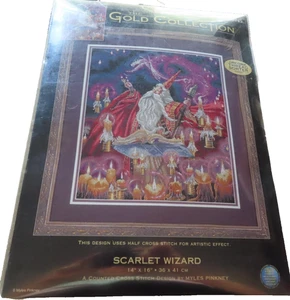 Dimensions Gold Collection SCARLET WIZARD Counted Cross Stitch Kit #35141 New - Picture 1 of 6