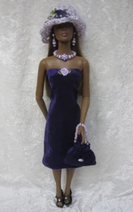 Made to Fit BRENDA STARR, Tyler Wentworth, SYDNEY #22 Dress, Hat, Purse, Jewelry - Picture 1 of 4