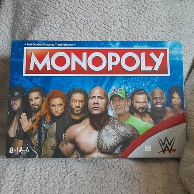 Hasbro Monopoly 2021 WWE Smackdown Vs Raw Wrestling Edition Scarce Board Game - Image 1 of 4