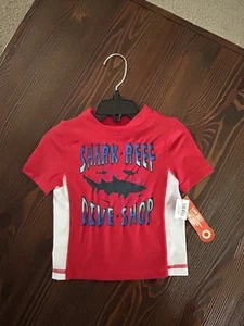 Brandneu Baby Junge LSF 50 12/18 Monate Hai Shirt - Bild 1 von 3