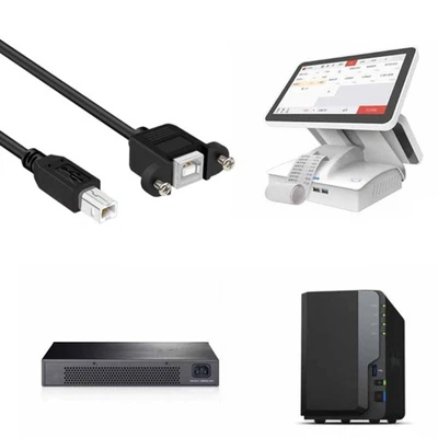 USB 2.0 Type B Printer Scanner Hard Disk Extension Cable Male to Female USB2.0 - Image 1 of 4