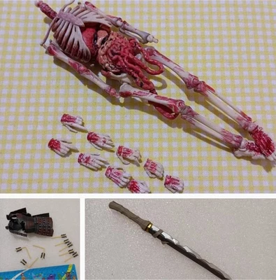 Modelo de armadura de espadachín esqueleto escala 1/12 para cuerpo de figura de acción de 6" Foto 1 de 4