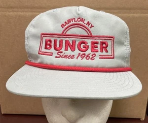 Bunger Babylon New York Surf Shop Adjustable SnapBack Rope Hat Cap Low Profile - Picture 1 of 6