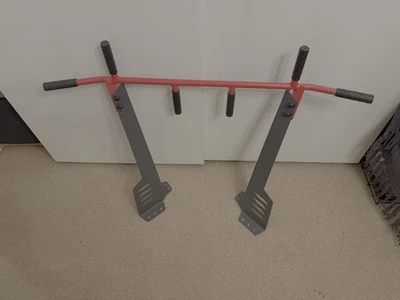 Soporte de barra de tracción para mentón montado en la pared ejercicio fitness - Imagen 1 de 3