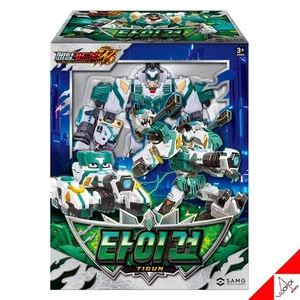 Metal Cardbot W Season3 TIGUN Transformer Robot Green Tiger Tank Figura Giocattolo 2025 - Foto 1 di 8