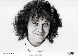 Andreas Vollenweider Foto Original Schwarz und Weiß Presse Promotion 1980's - Picture 1 of 13