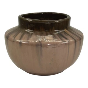 Fulper Prang 1913-17 Arts And Crafts Pottery Cats Eye Flambe Brown Ceramic Vase - Picture 1 of 6