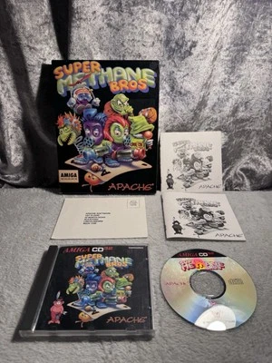 Commodore Amiga CD32 Super Methane Bros Game Complete In Big Box PAL UK Tested - Image 1 of 4