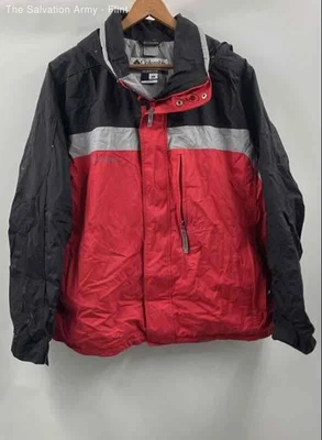 Columbia Sportswear Mens Red Black Long Sleeve Hooded Ski Jacket Size XL - Image 1 of 4