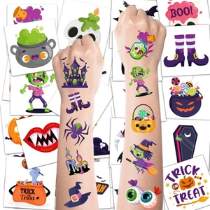 Bomboniere Festa Halloween - 150 PEZZI Tatuaggi Halloween per Bambini | Donna Halloween... - Foto 1 di 6