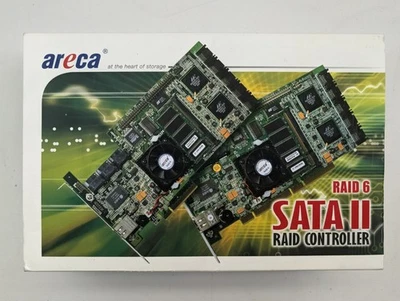 Areca ARC-1210 SATA II RAID Controller PCI-E Card - 4-Port, 128MB Cache - Image 1 of 4