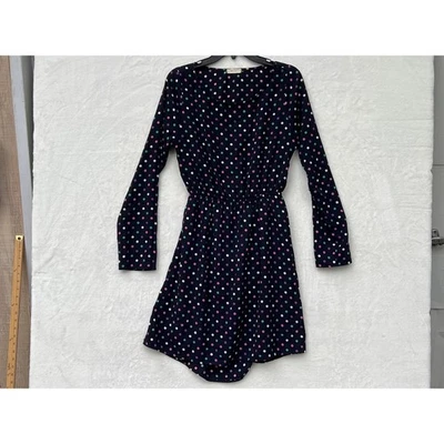 Vestido Everly para mujer manga larga elástico corte espalda lunares talla L Foto 1 de 4