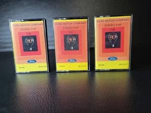 (3) Ford Motor Company Presents Stereo For The 80s 1982-83 Cassette Tapes Lot - Picture 1 of 7