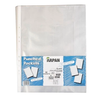 Buste Portadocumenti A3 Trasparenti, in Plastica, per Uffici, Professionisti, Sc - Immagine 1 di 3