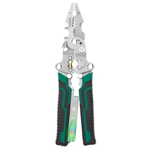 Multifunctional Foldable Wire Stripping Scissors with Electrical Test Pliers - Picture 1 of 13