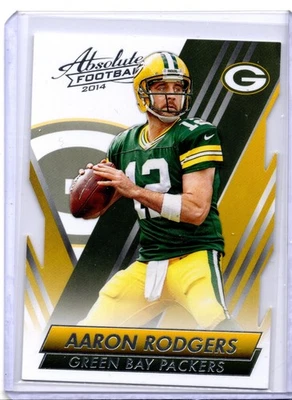 2014 Absolute Football Die Cut Aaron Rodgers (Packers) Steelers #15 - Image 1 of 2