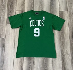 NBA Boston Celtics #9 Rajon Rondo Adidas Boys T-Shirt Size Extra Large XL Green - Picture 1 of 7