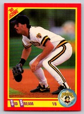 1990  Score #423 Sid Bream Pittsburgh Pirates