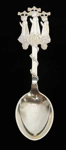 1915 A MICHELSEN THREE KINGS OF COLONGE STERLING CHRISTMAS SPOON H.SLOTT-MOLLER - Picture 1 of 4