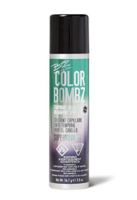 BTZ Temp Color Spray Holográfico Supernova Verde A Azul Animación Disfraz Baile Foto 1 de 2