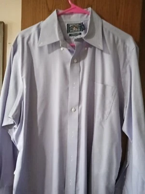 American Living Long Sleeve Button Down Shirt Men's 16 Purple Wrinkle Free  Foto 1 de 4