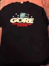 Al Gore President 2000 Shirt Vintage Size XL
