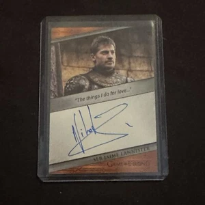 2024 Nikolaj Coster-Waldau as Ser Jaime Lannister: Game of Thrones Quotable Auto - Picture 1 of 3
