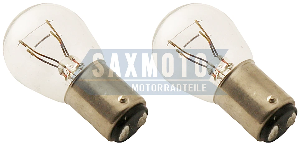 2x Bombilla luz trasera/de parada YAMAHA RD250 RD350 RD400 1973-79 Brake/Tail Lamp Foto 1 de 1