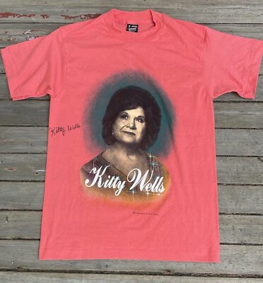Camisa FIRMADA Kitty Wells M Foto 1 de 3