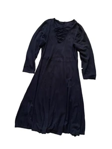 Torrid schwarzes Kleid Spitze vorne V-Ausschnitt Medium/Large mittellang - Bild 1 von 9