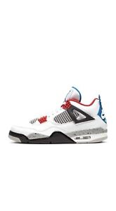 Size 6 - Jordan 4 Retro What The 4 Fire Red Military Blue Tech Grey White